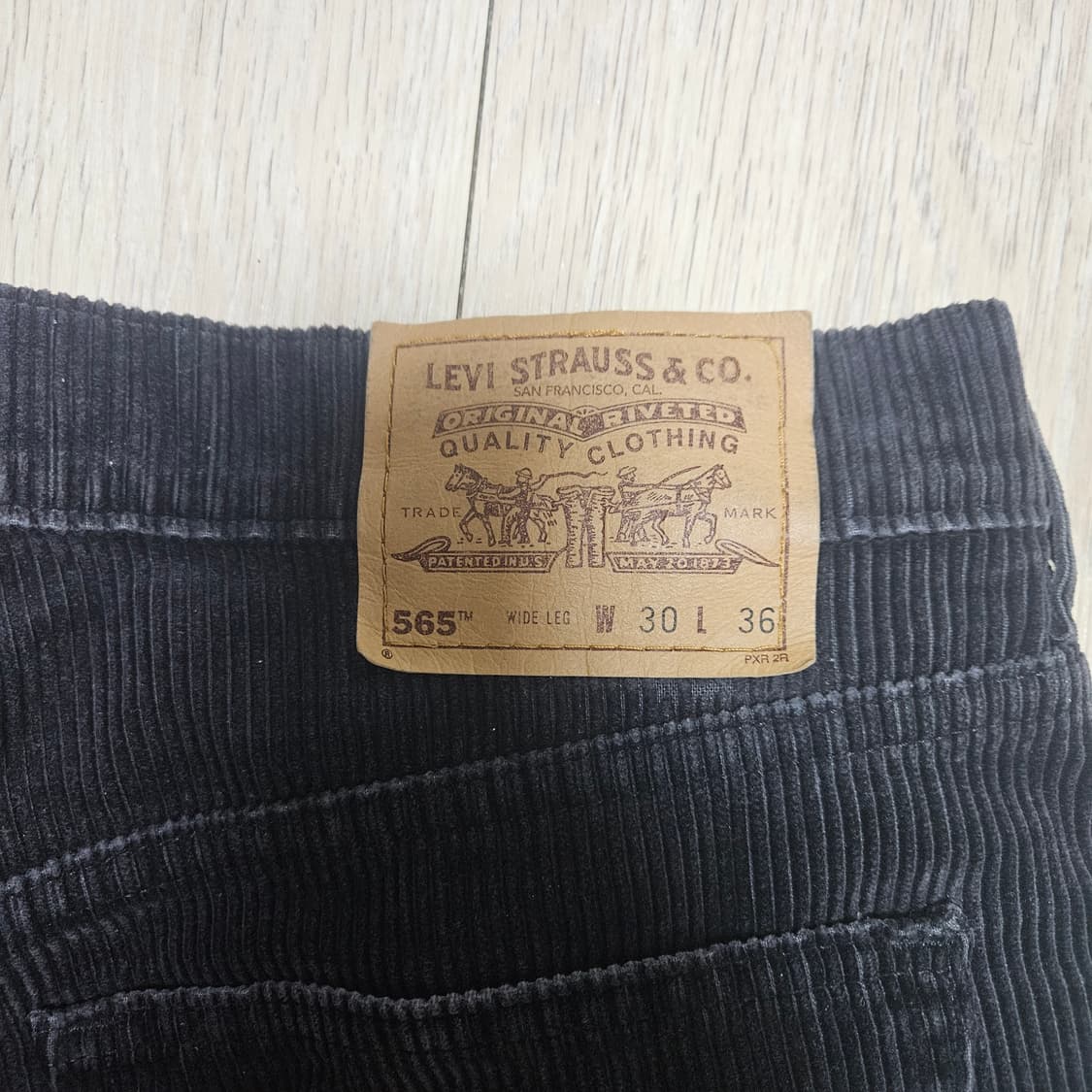 90s 리바이스 565 코듀로이 퍼플 상품이미지5