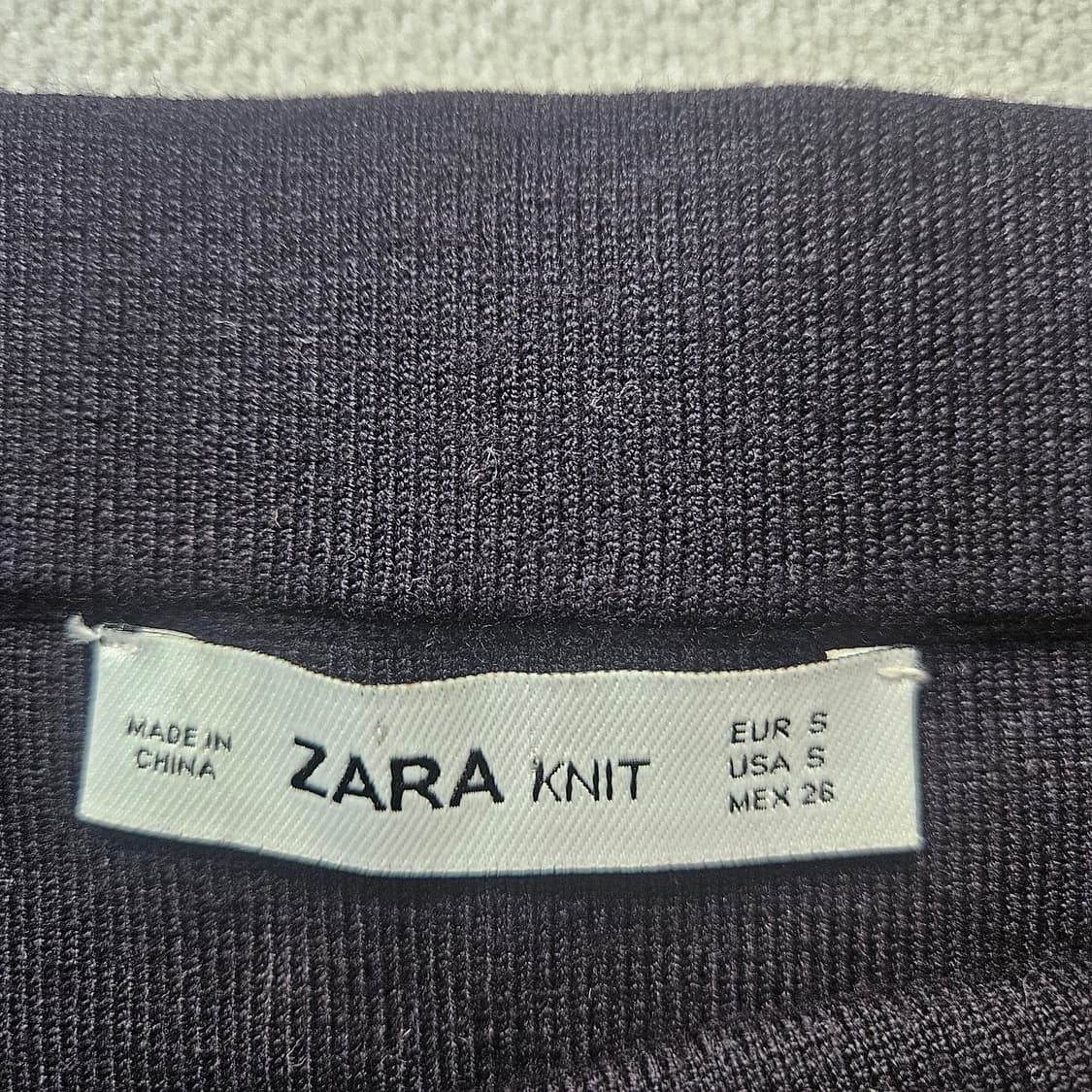 S 자라 니트 미니스커트 0310Y 상품이미지3