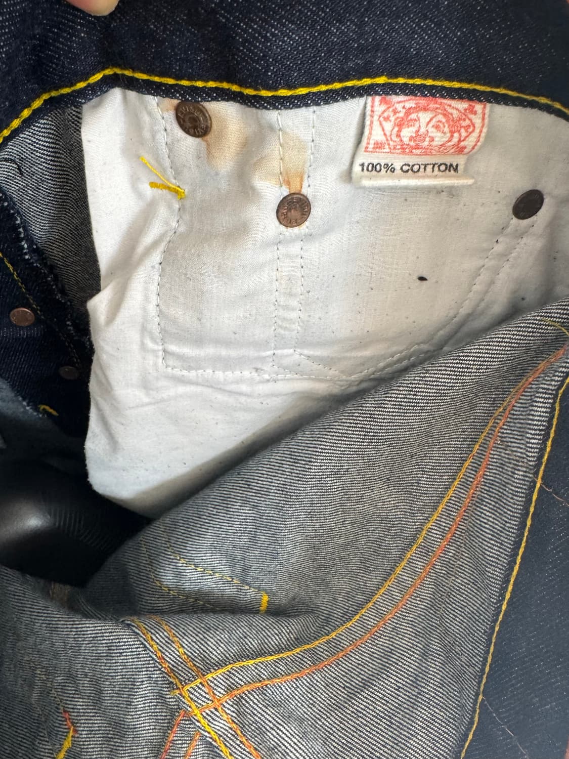 에비수 Evisu 도락(道樂) 드래곤 데님팬츠 32x34size 상품이미지9