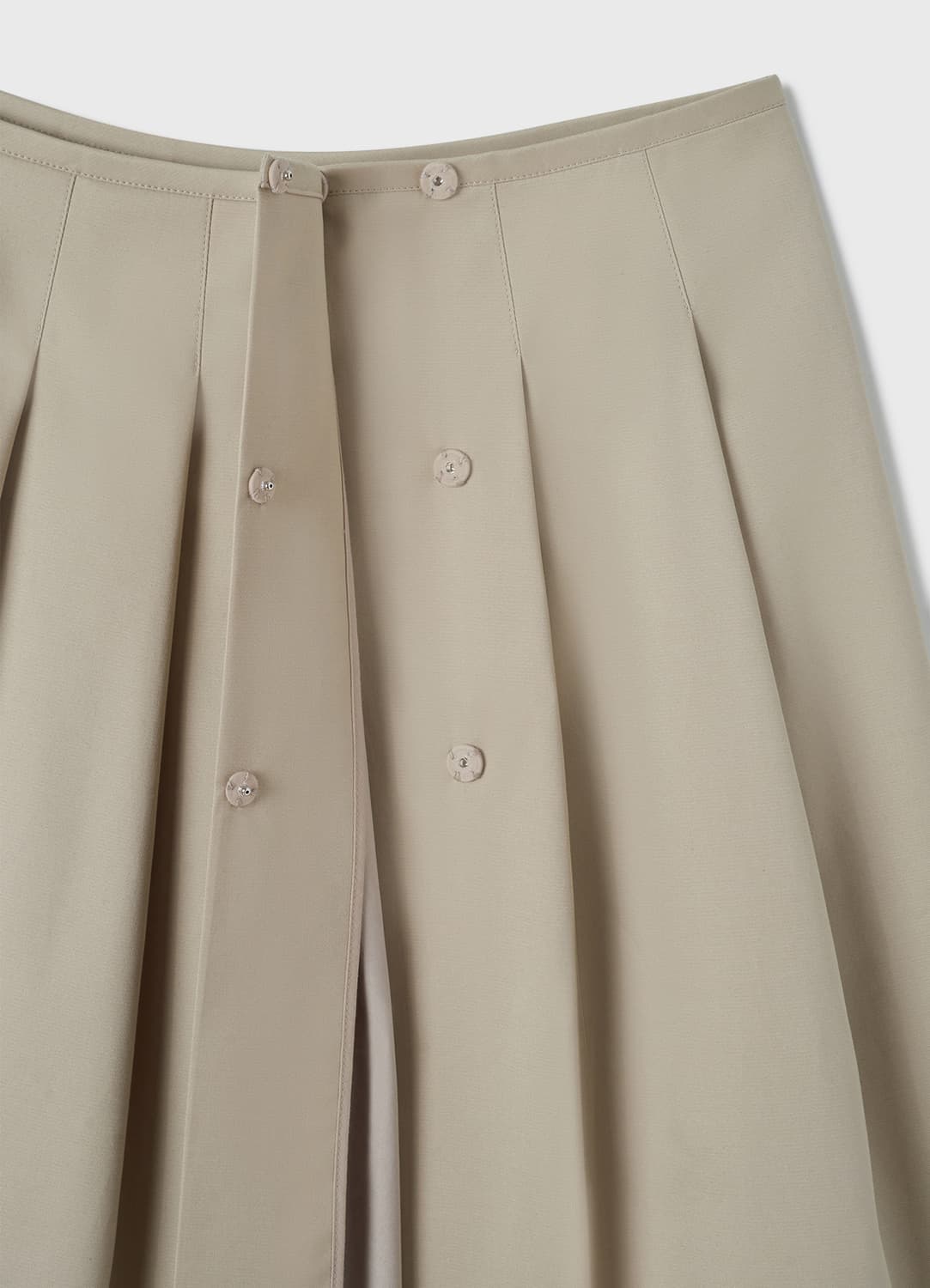 lfm base pleated midi skirt 베이지 상품이미지2