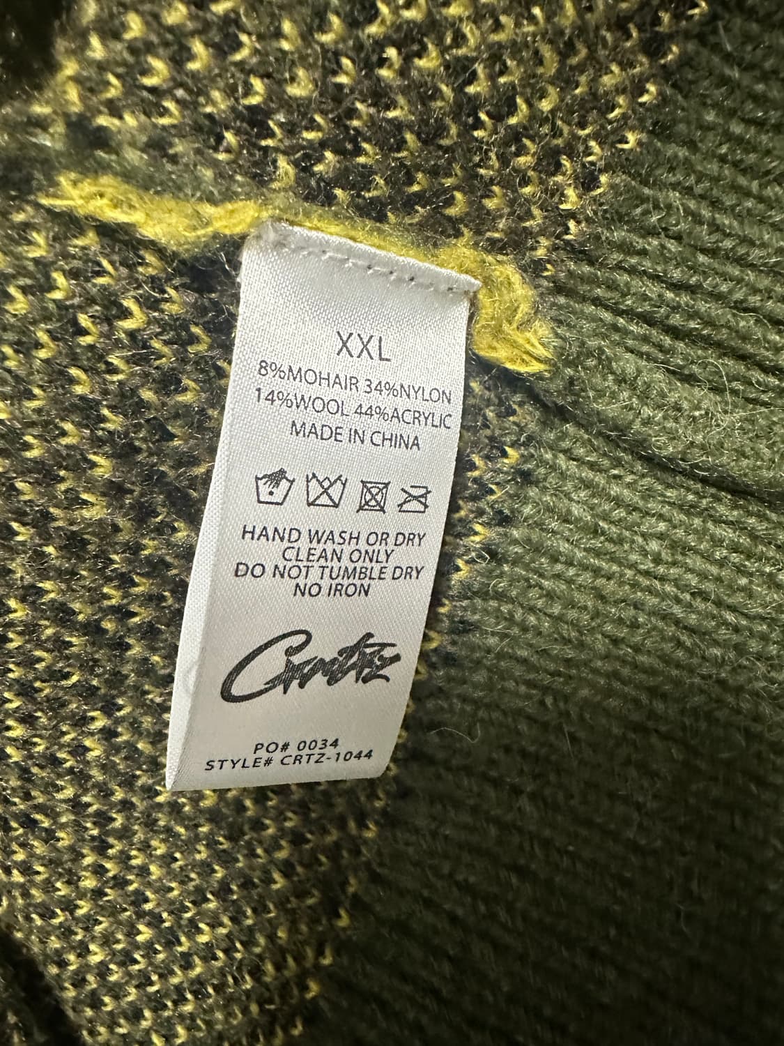 [2xl]코르테이즈 모헤어 카모 니트 베스트 상품이미지2