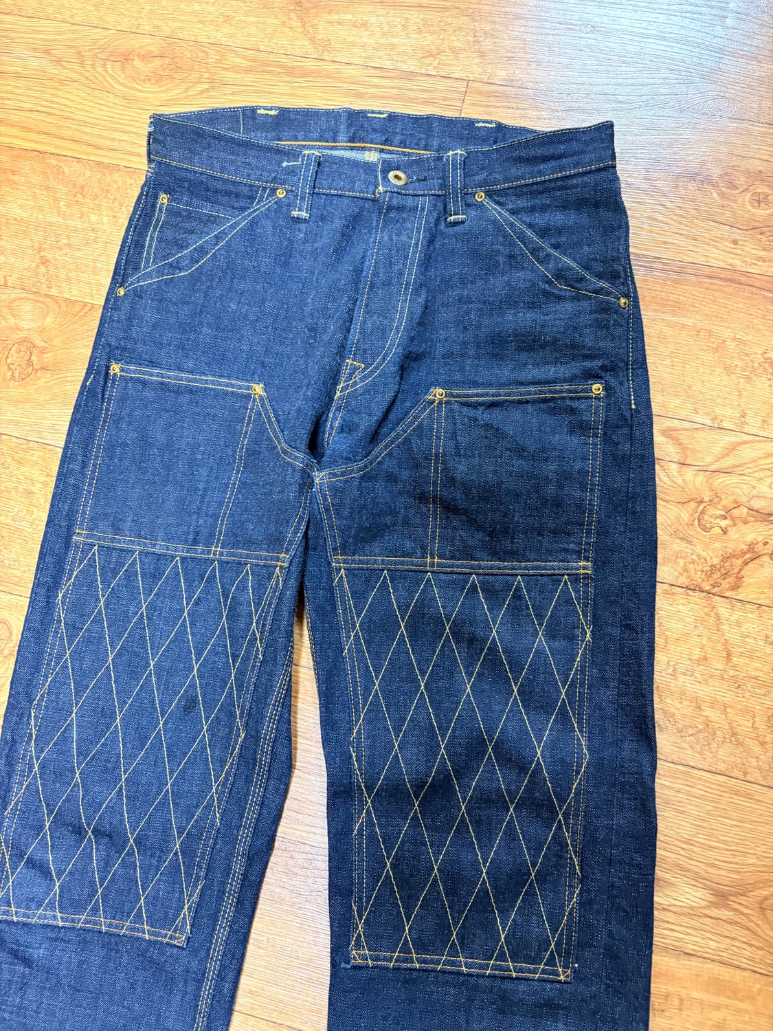 [32]트로피클로딩 1606 더블니 스탠다드 더트 데님 상품이미지2