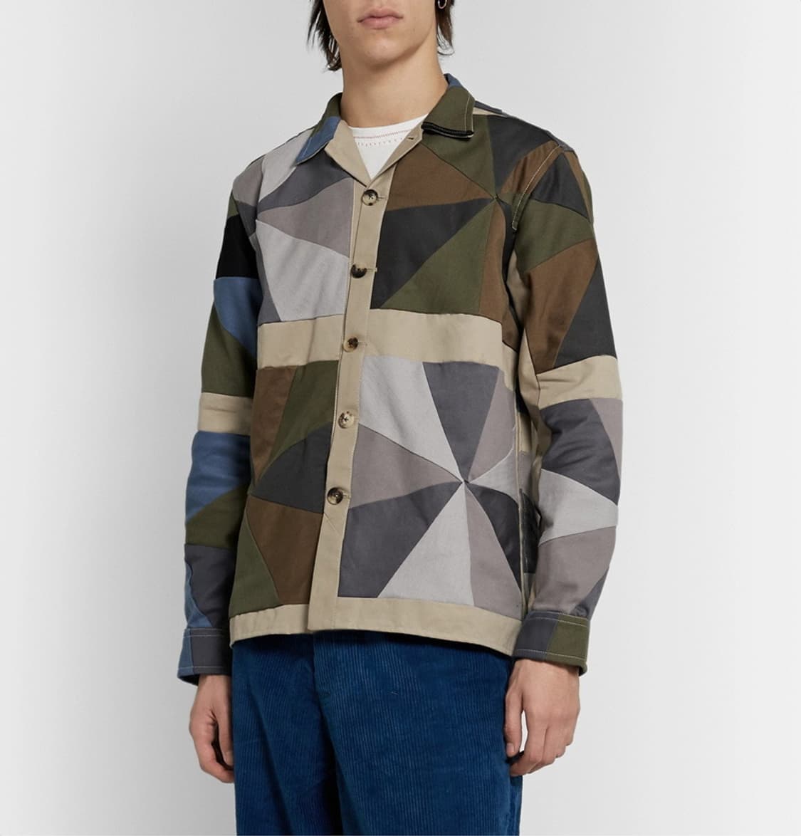 보디 19aw 하바나 패치워크 자켓 L/XL 상품이미지1