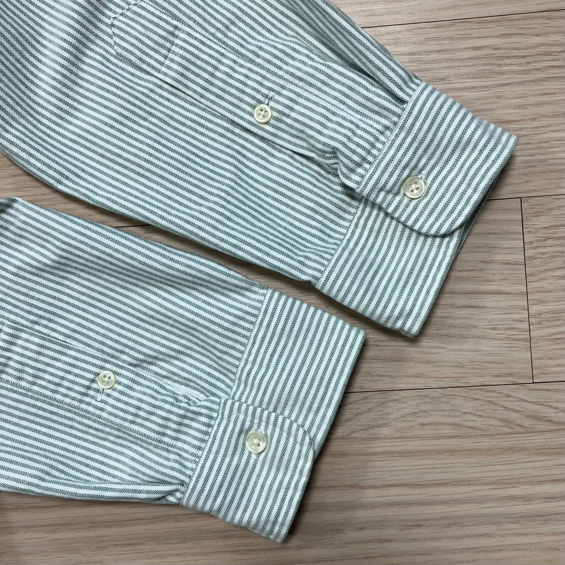 [Polo] 폴로 랄프로렌 스트라이프 셔츠 민트 XL 상품이미지5