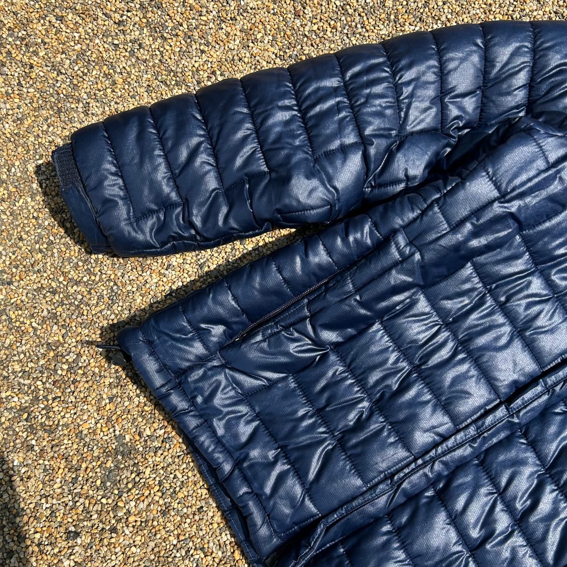 나이키(nike) 아스날 네이비 후드 경량 패딩 상품이미지3