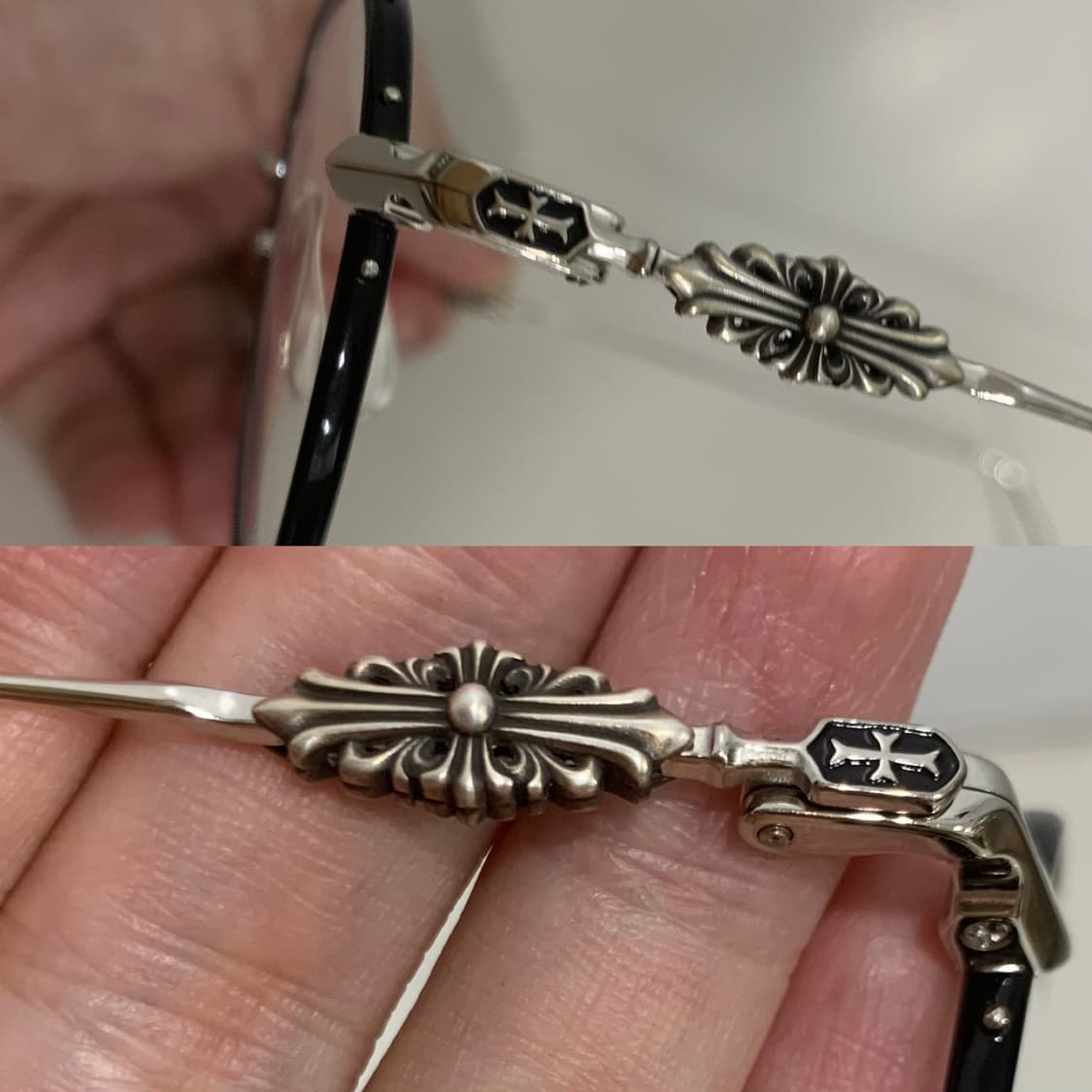 크롬하츠 바지딕토리안2 [BK/SS] 블랙&샤이니실버 안경 상품이미지4