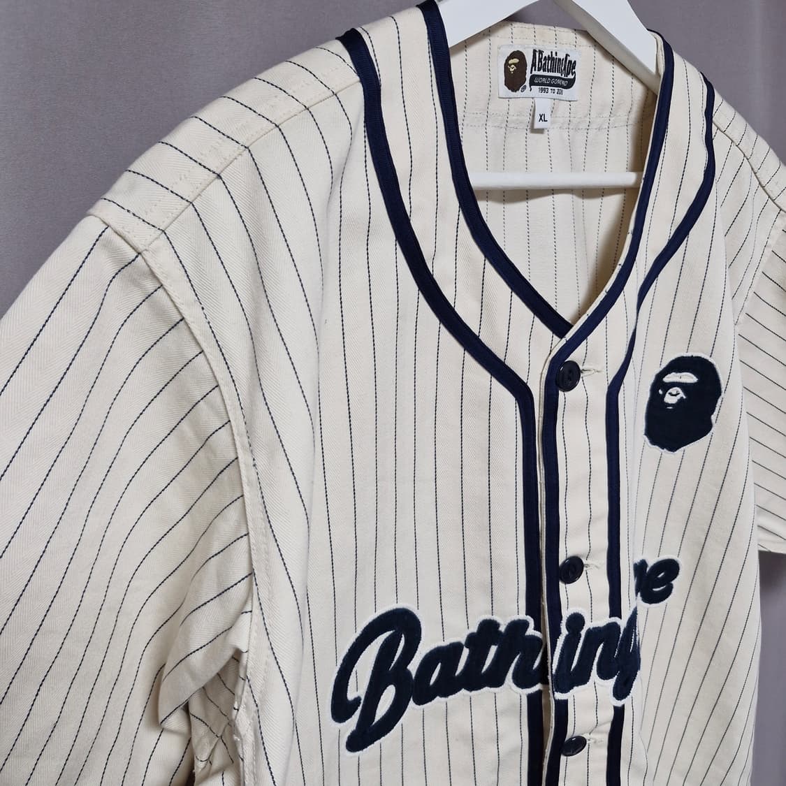 베이프 베이스볼 셔츠 상품이미지4