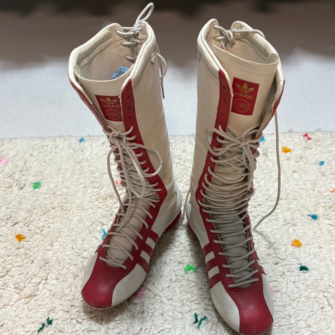 Y2k 04년도 제작 아디다스 오리지널 복싱 부츠 빈티지 240 상품이미지6