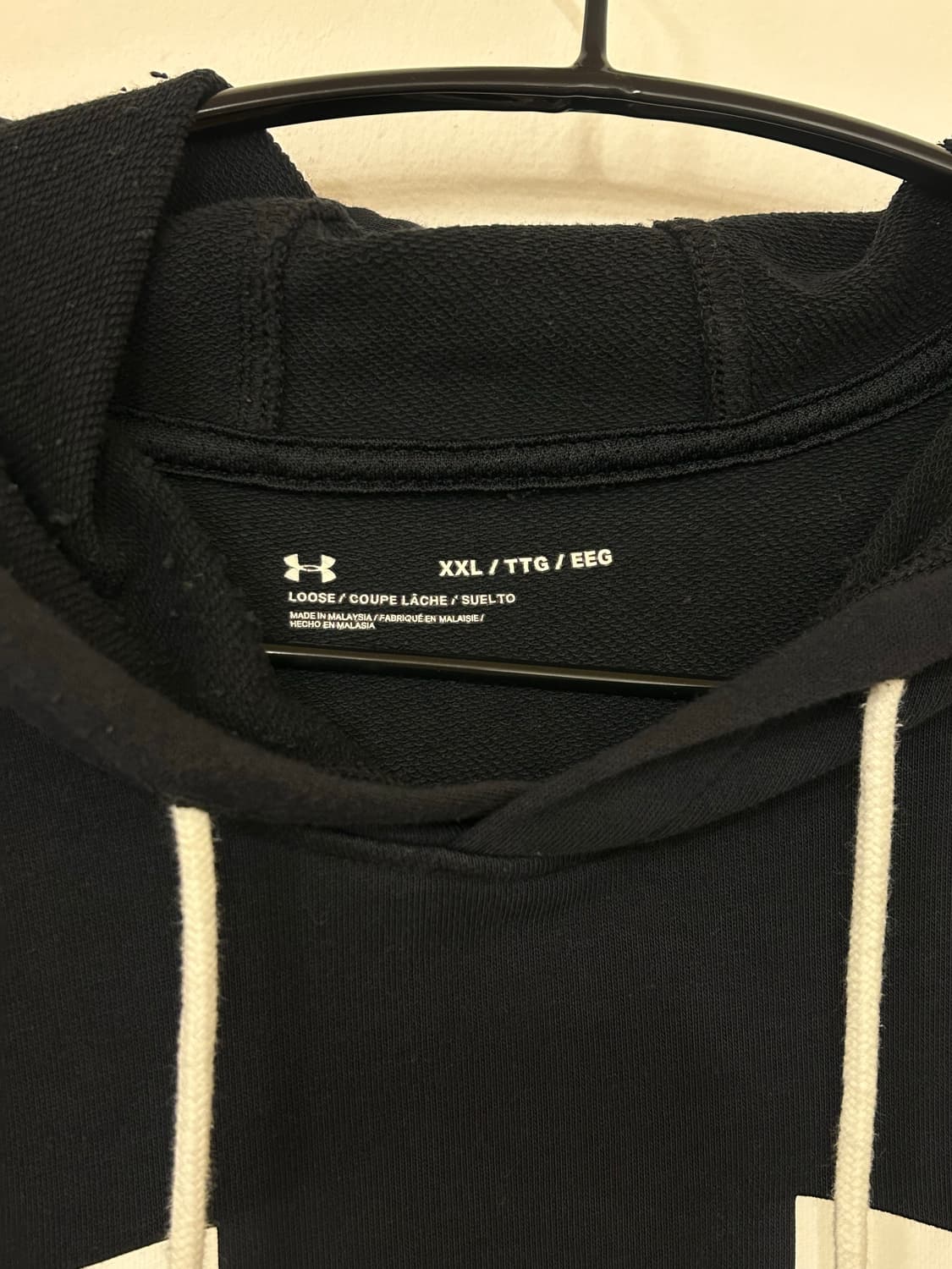 언더아머 빅로고 후드티 XXL 상품이미지2