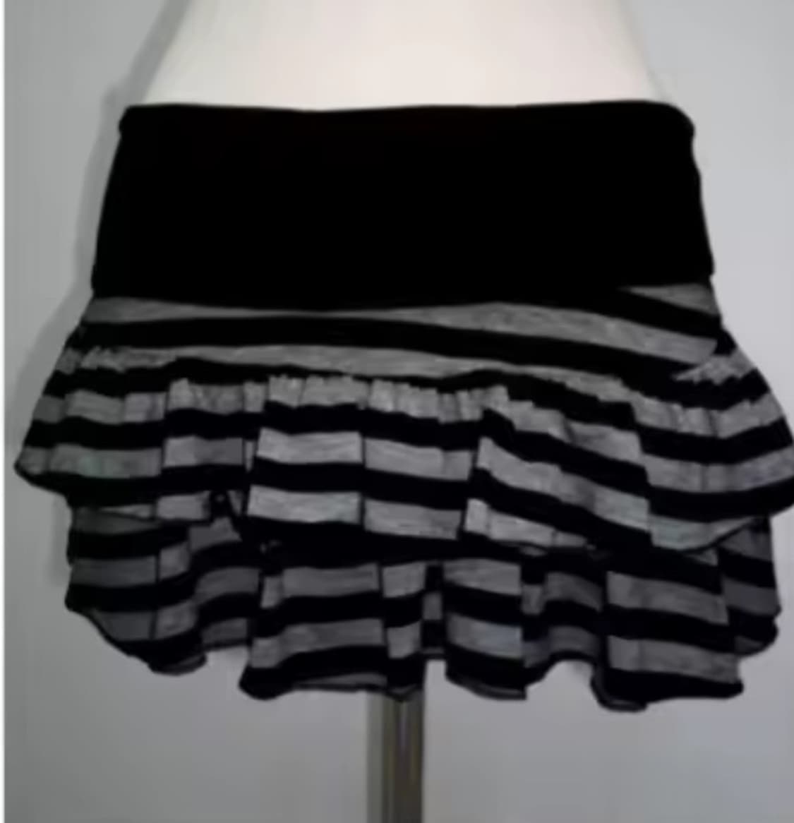 펑크룩 갸루 밴딩 스커트 상품이미지1