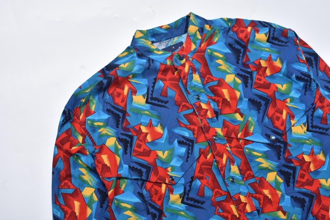 랭글러 트로피컬 차이나 카라 스냅버튼 웨스턴 셔츠 남방 N167  상품이미지4