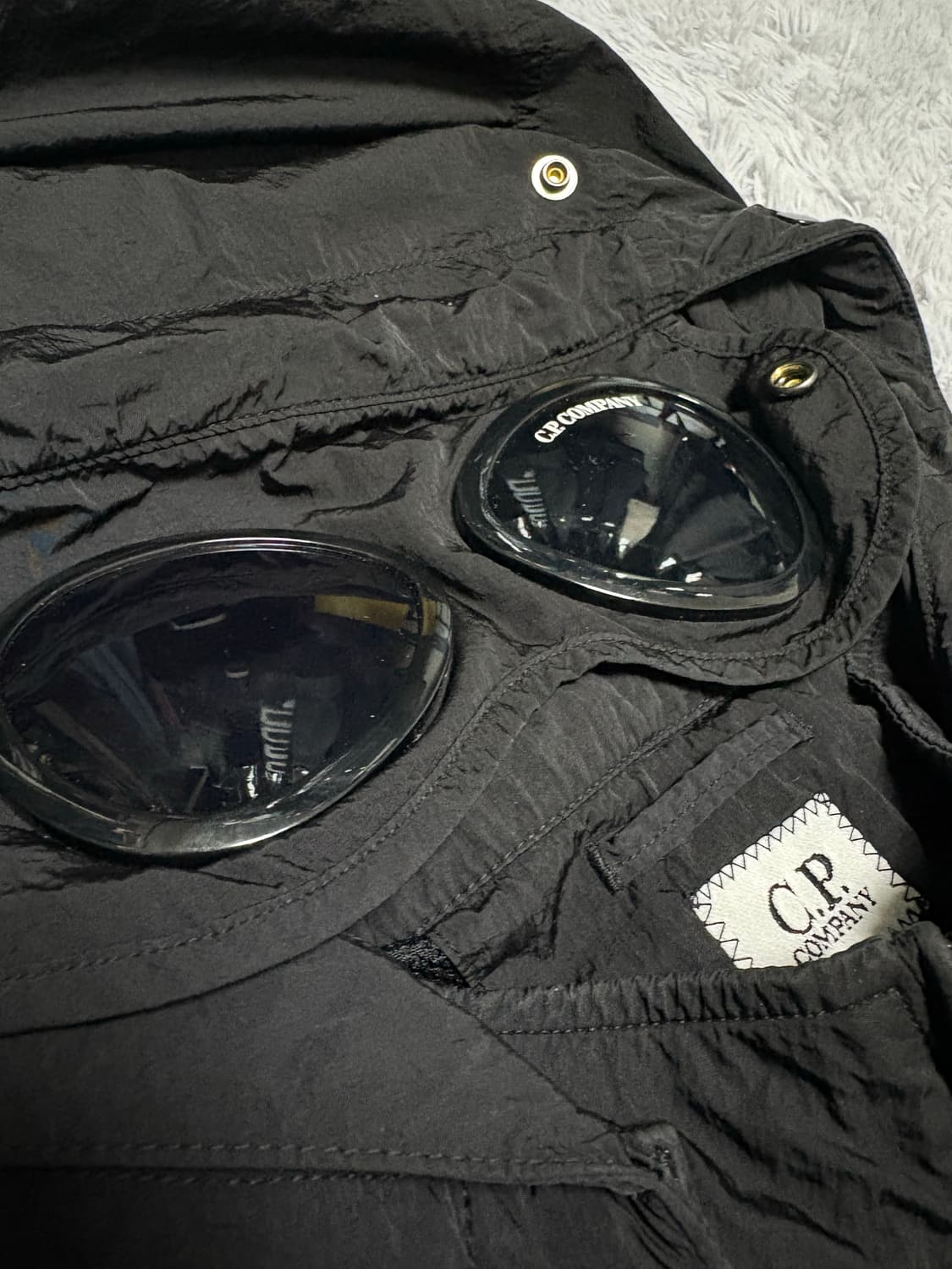 CP컴퍼니 고글 후드 오버셔츠 자켓 상품이미지4