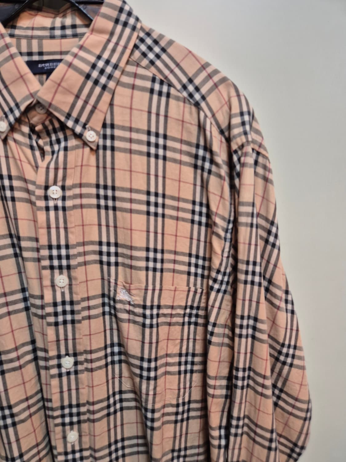 버버리 체크 셔츠 상품이미지2