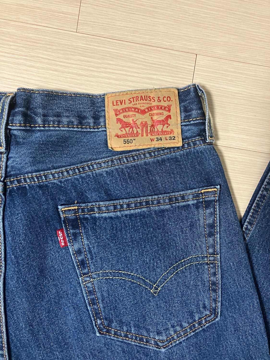 리바이스 550 릴렉스핏 34w 32l 상품이미지1