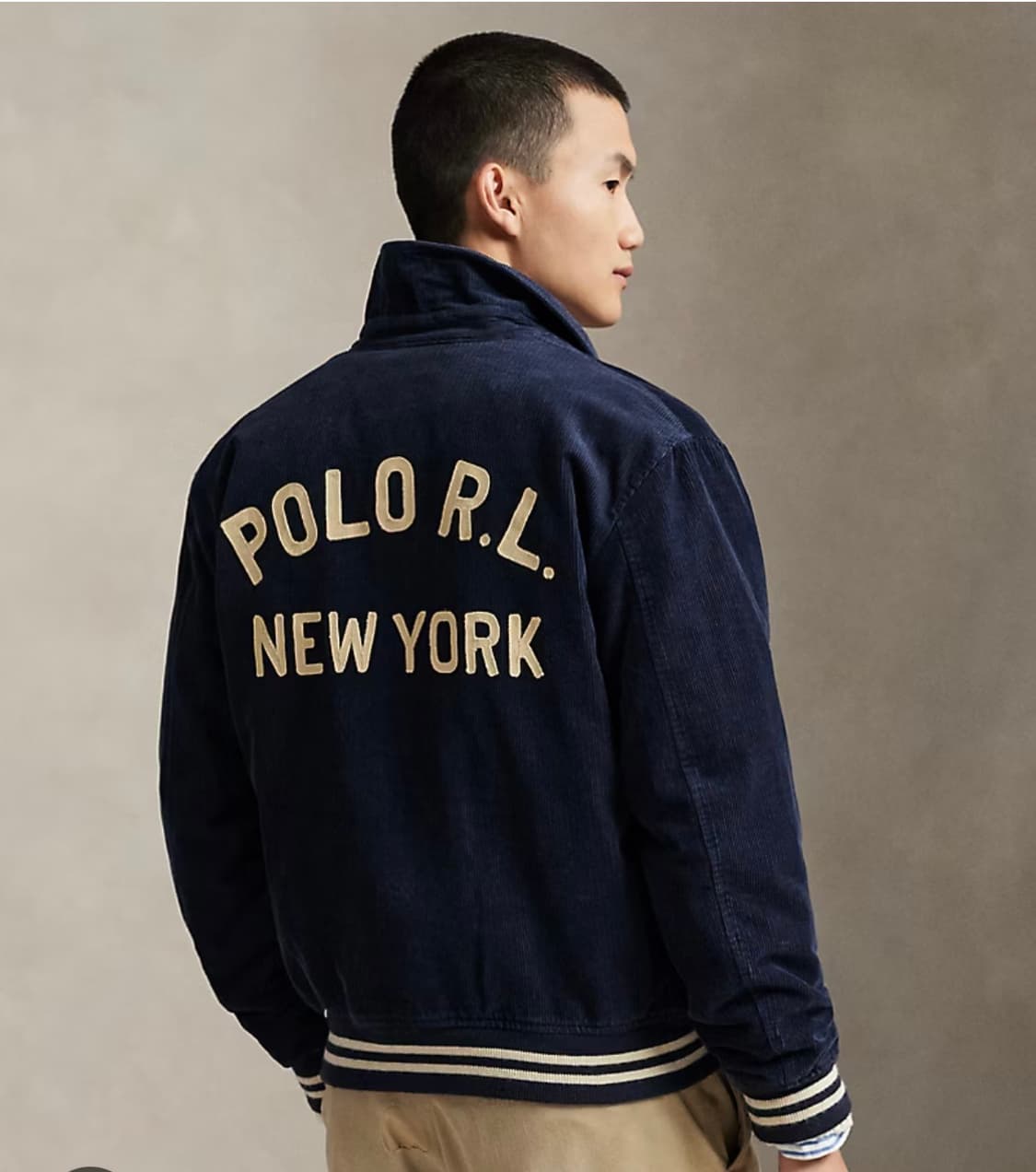 폴로 랄프로렌 코듀로이 레터맨 자켓 상품이미지1