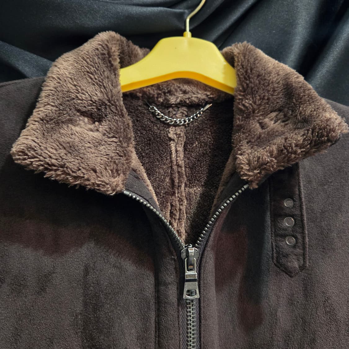 자라 맨 스웨이드 빈티지 봄버 자켓 상품이미지4