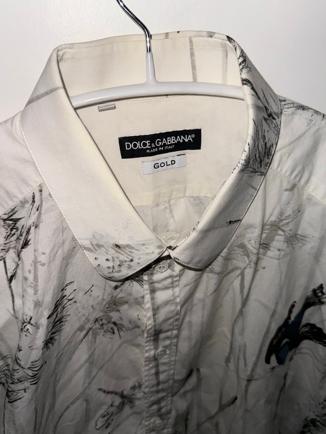 Dolce & Gabbana 2016SS Brid print shirt 상품이미지4