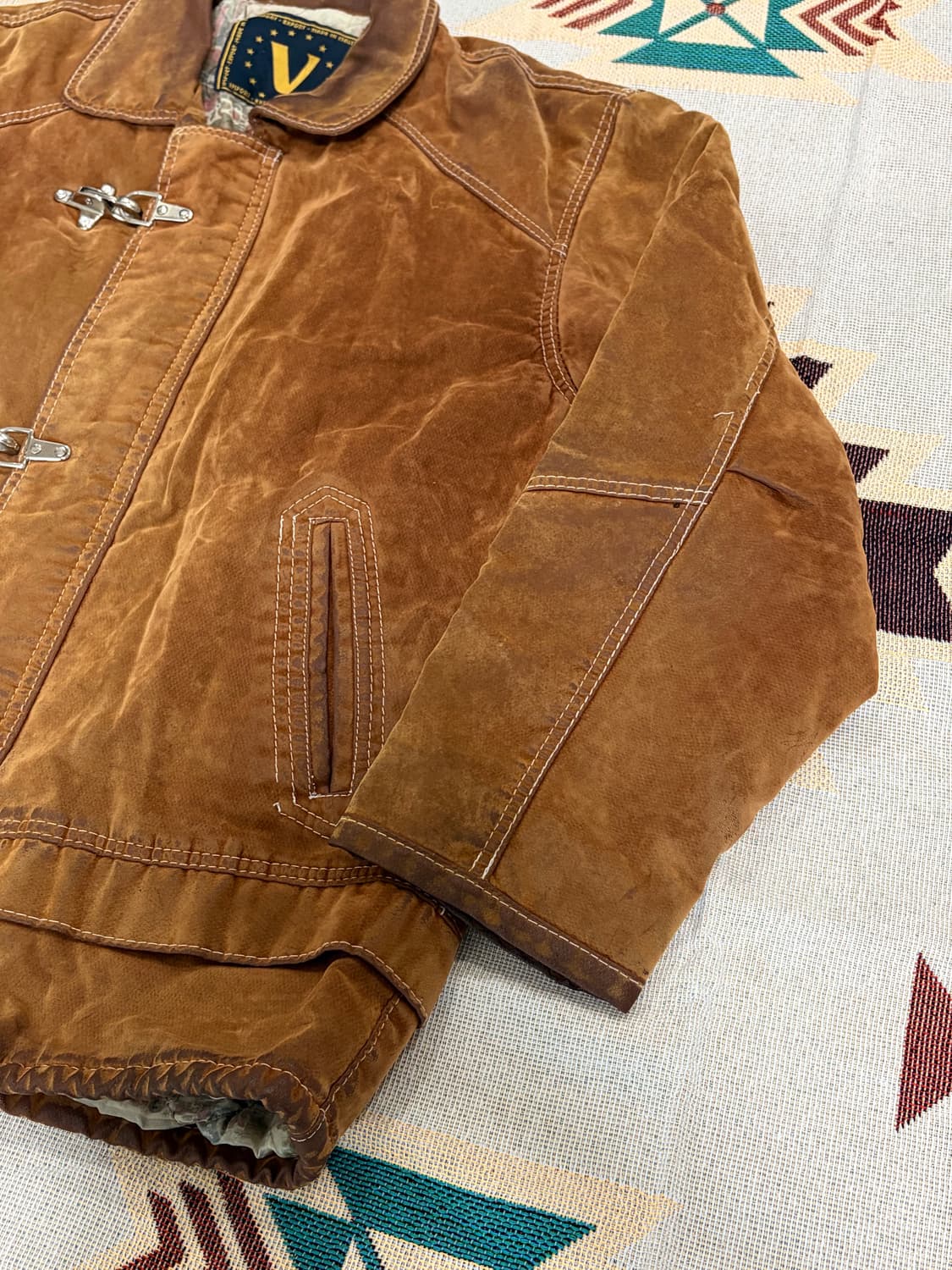 90s 스웨이드 파이어맨 자켓 / suede fireman jacket 상품이미지2