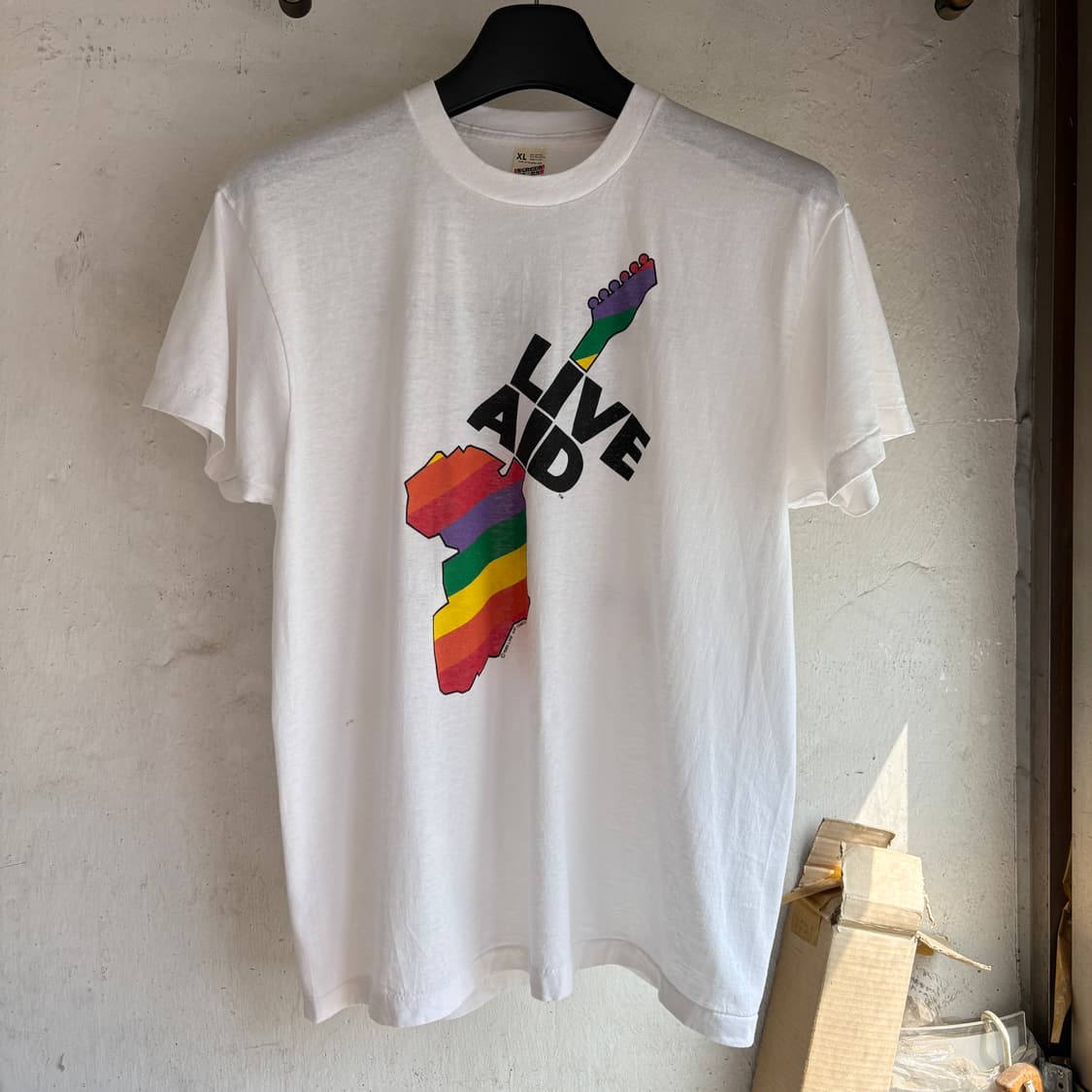 80s 빈티지 Live aid 티셔츠 XL 상품이미지2
