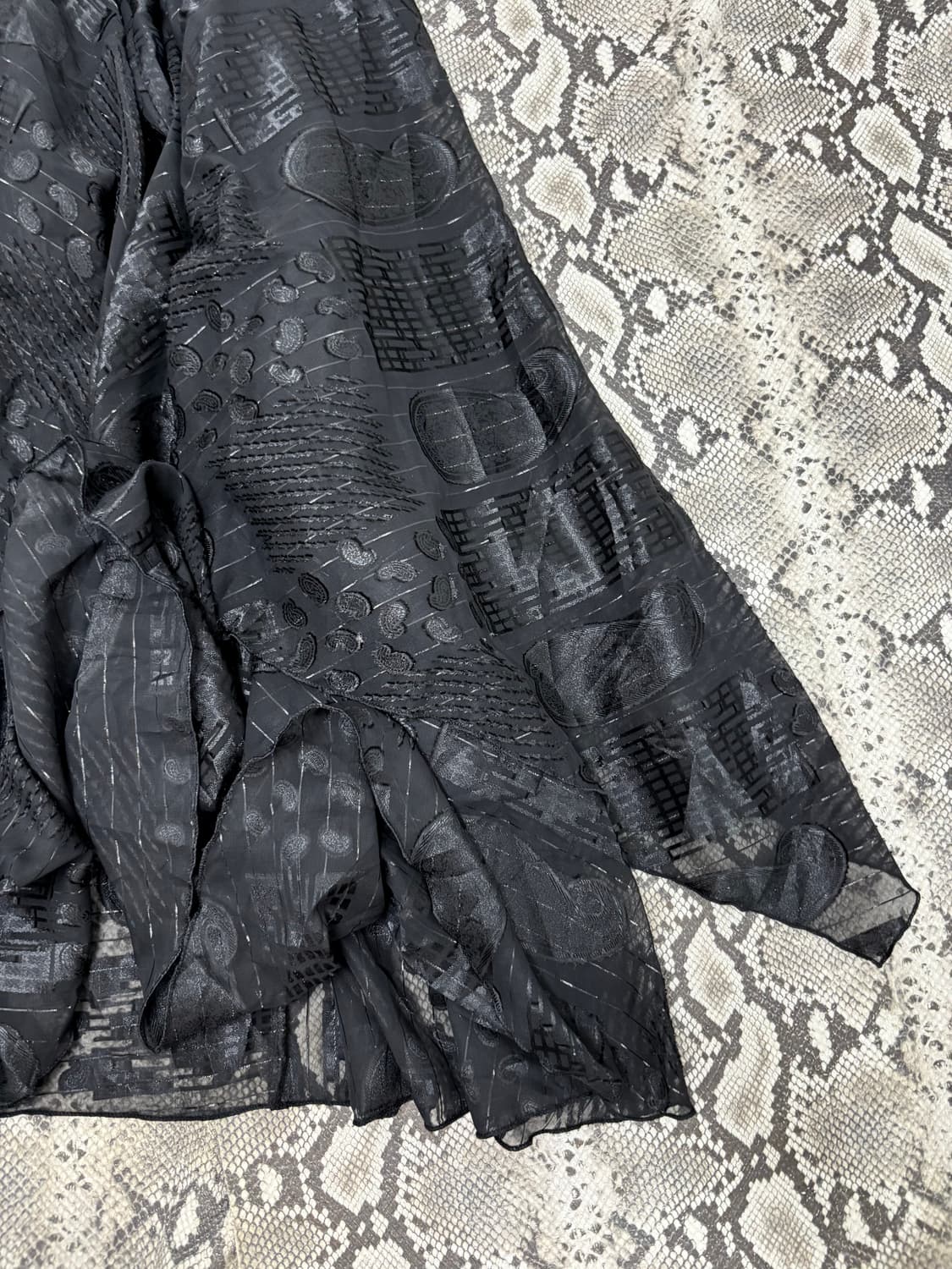 “Vintage” Goth Gothic Mood Layered Skirt 상품이미지6