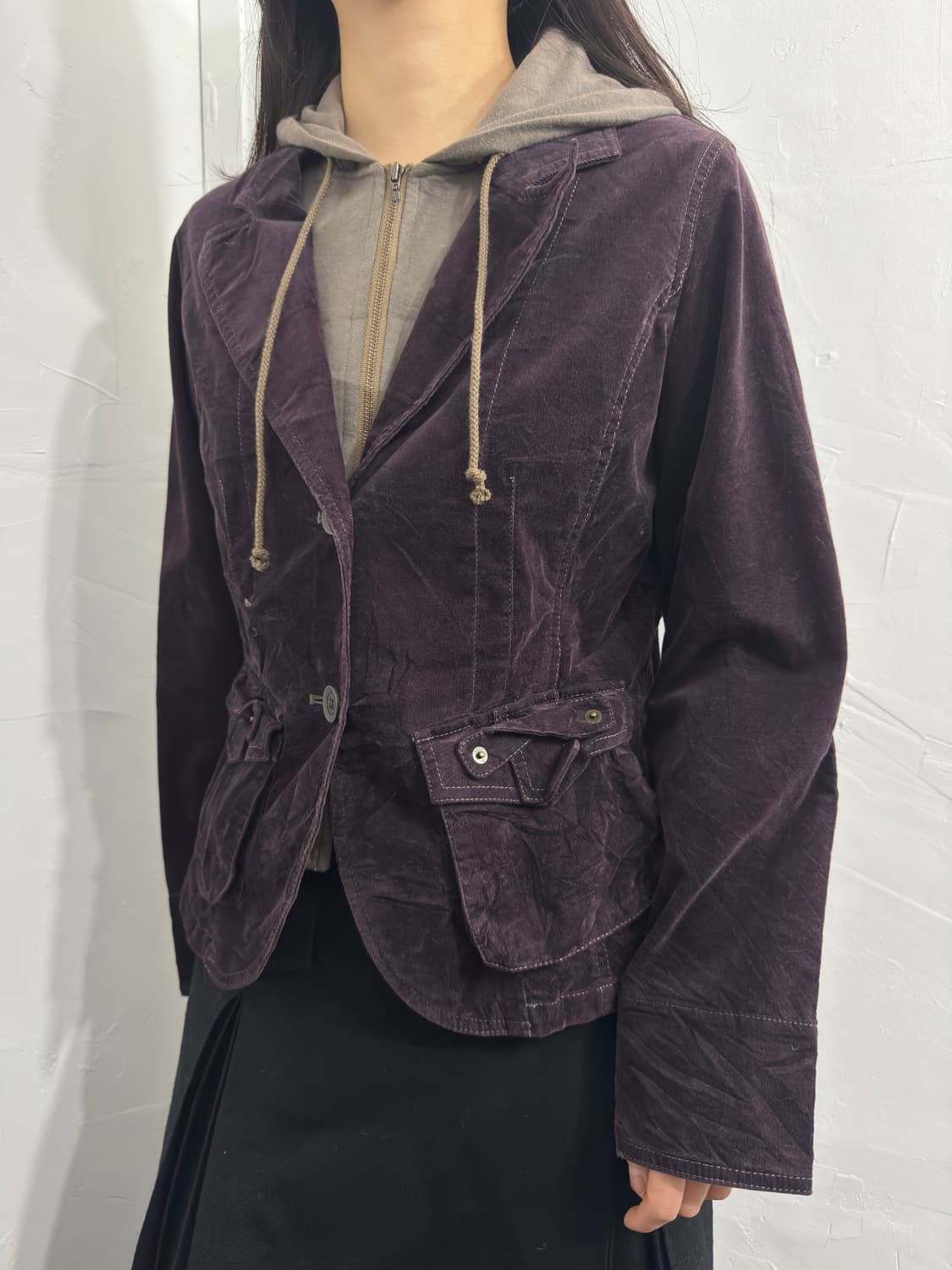 layered corduroy jacket 상품이미지2