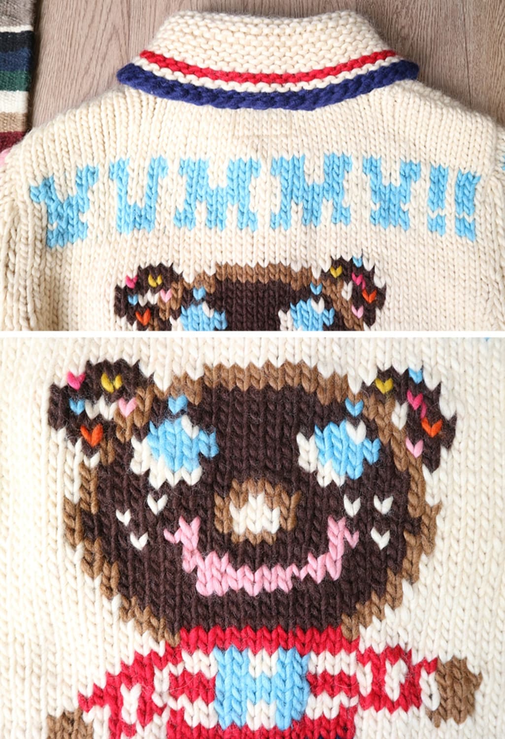 Hysteric Glamour 히스테릭 글래머 울100% 도톰한  코위찬 상품이미지6