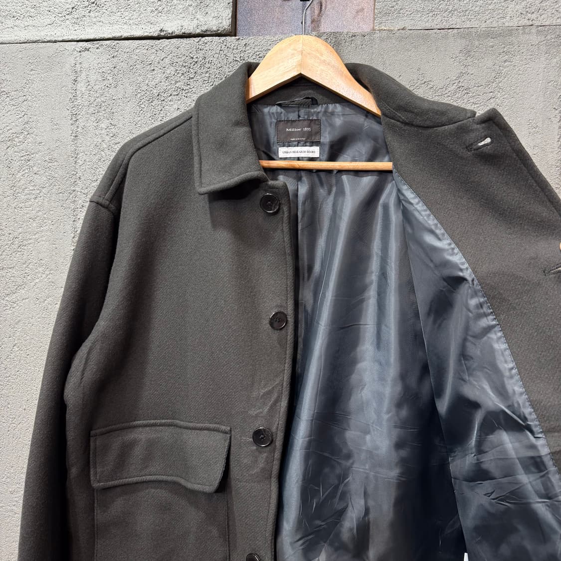 어반 리서치 도어스 제팬 캐주얼 울 자켓 (XL)   상품이미지5