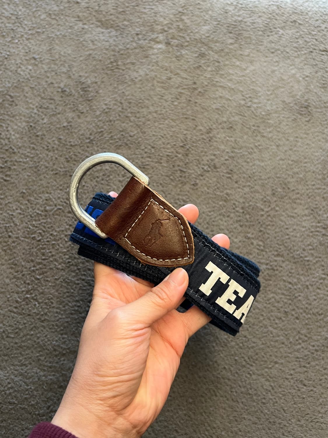 폴로 랄프로렌 블루 팀 USA 오픈 벨트 미시착 처분  상품이미지2