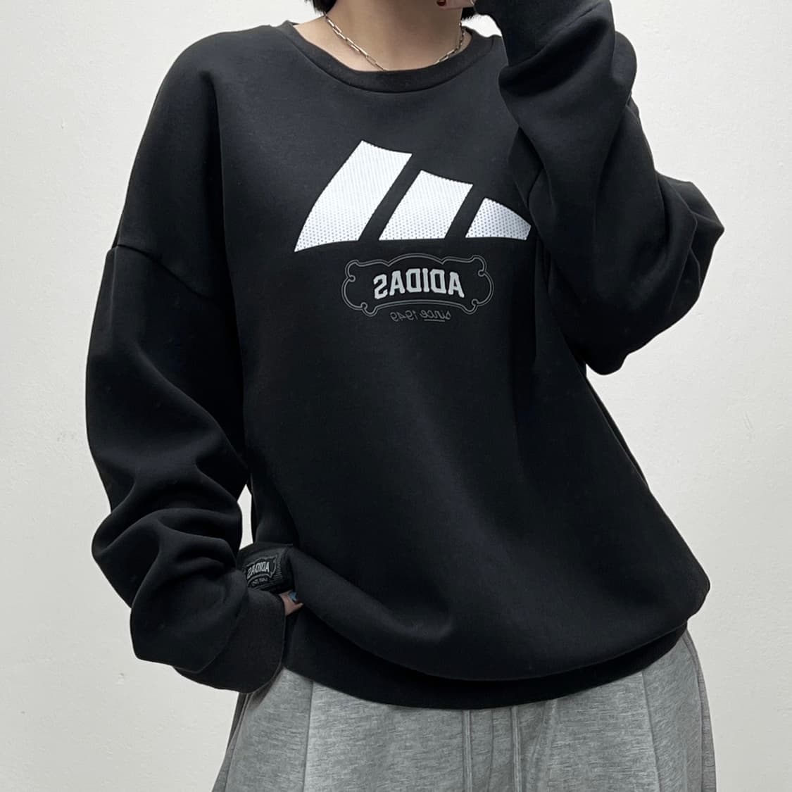 아디다스 빅로고 맨투맨 2XL [040504]  상품이미지1