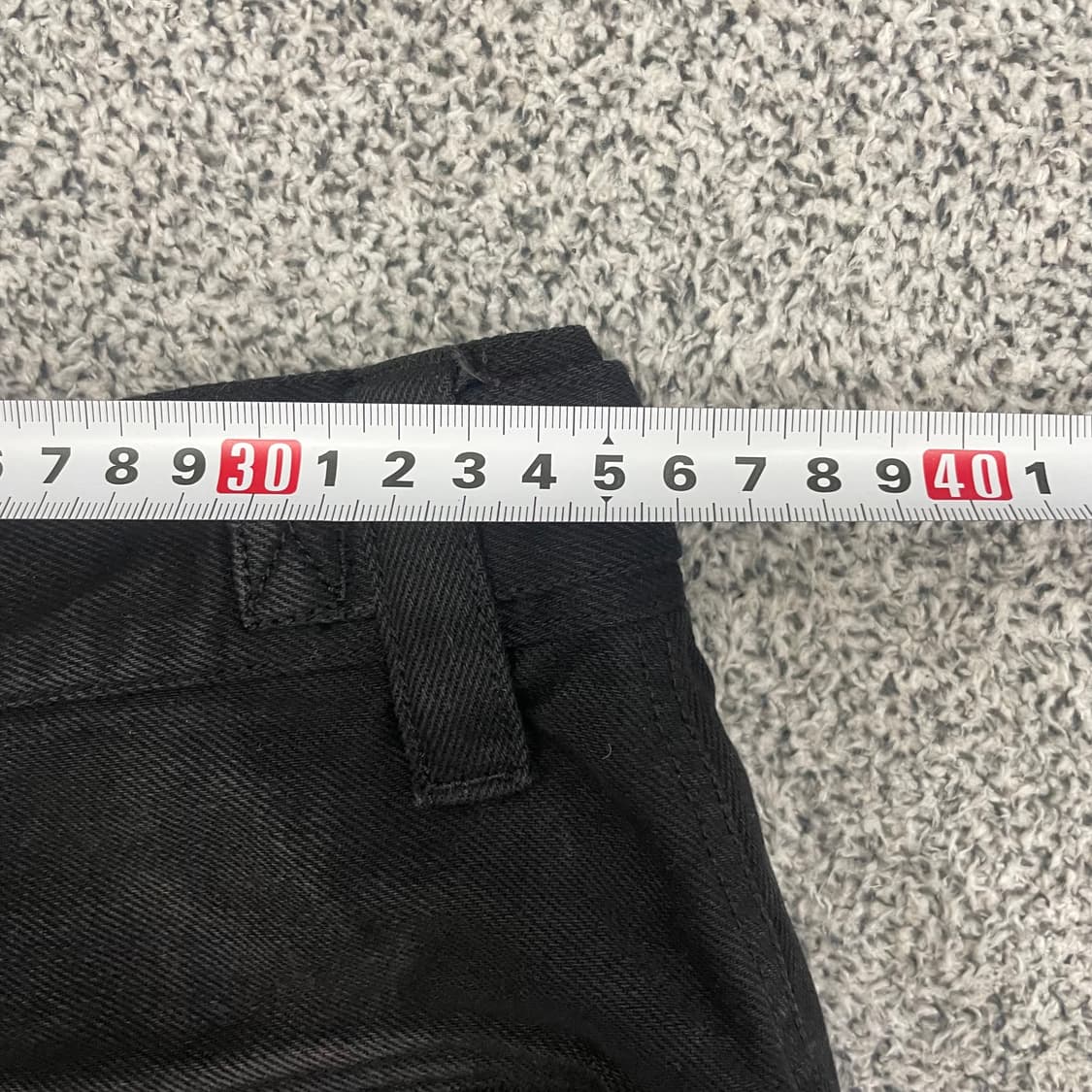 엘무드 빈티지 블랙 데님 팬츠 0105HS1 상품이미지4