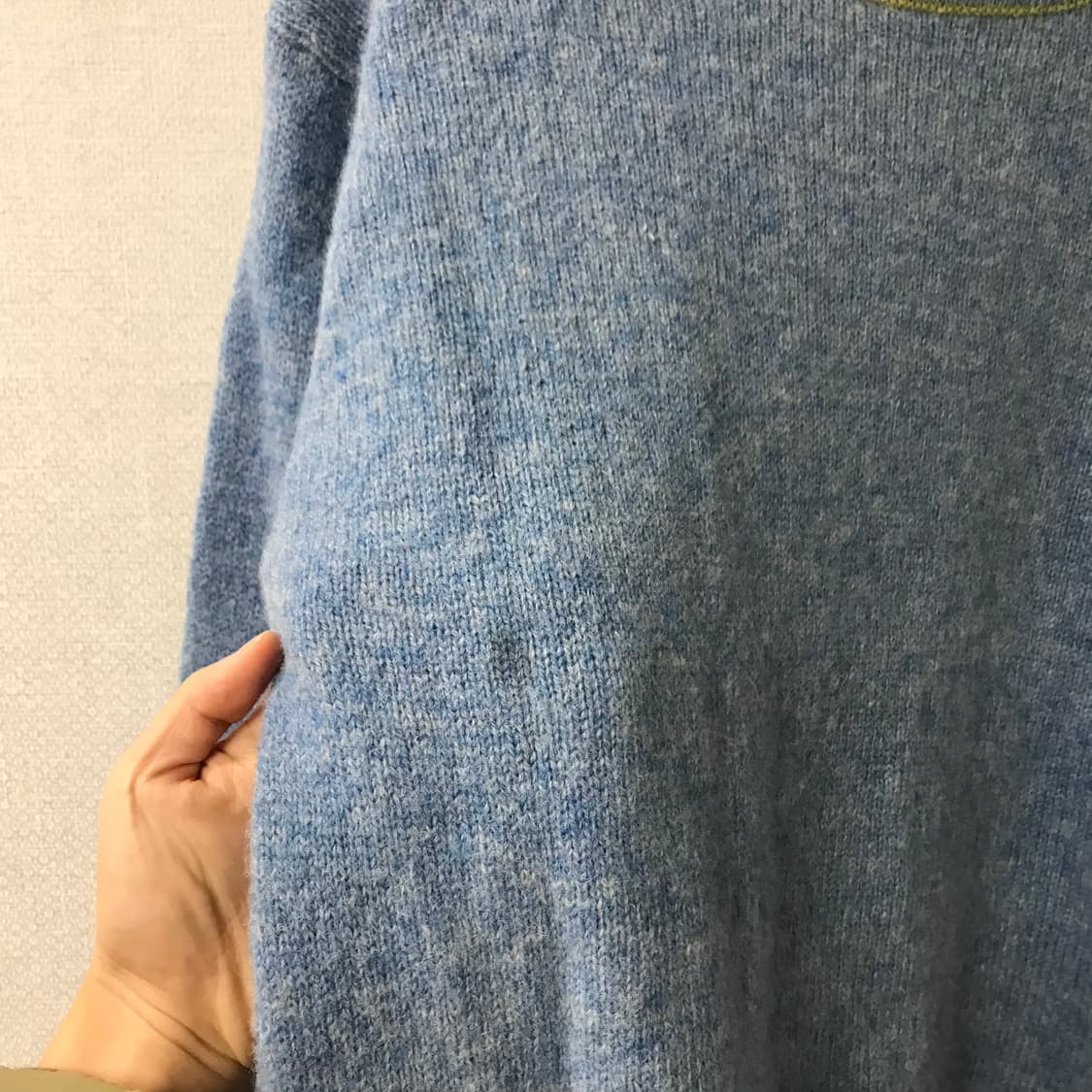 ATELIER SAB blue knit 블루 라운드 니트 상품이미지6