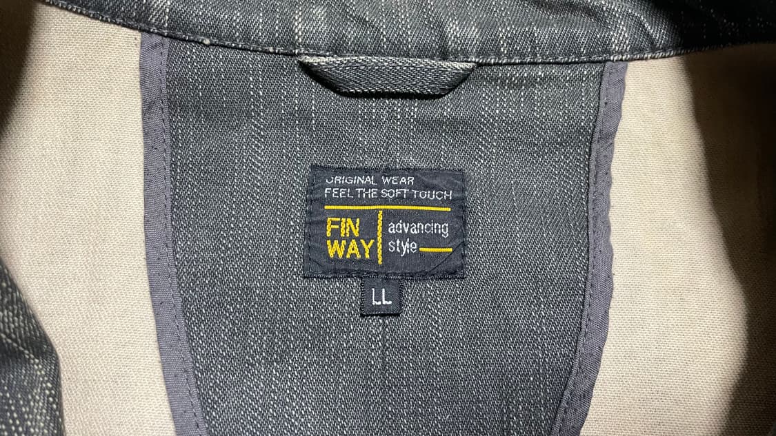 JPN 00s 일본 빈티지 y2k 데미지 디테일 워크웨어 자켓 블레이저 상품이미지7