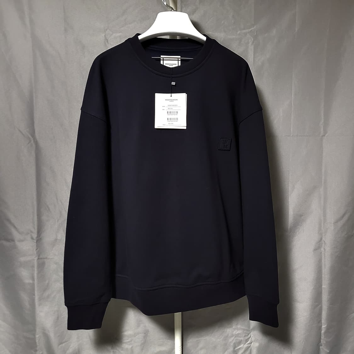 [새상품/48 size]24FW 우영미 3D 플라워 백로고 맨투맨 상품이미지3