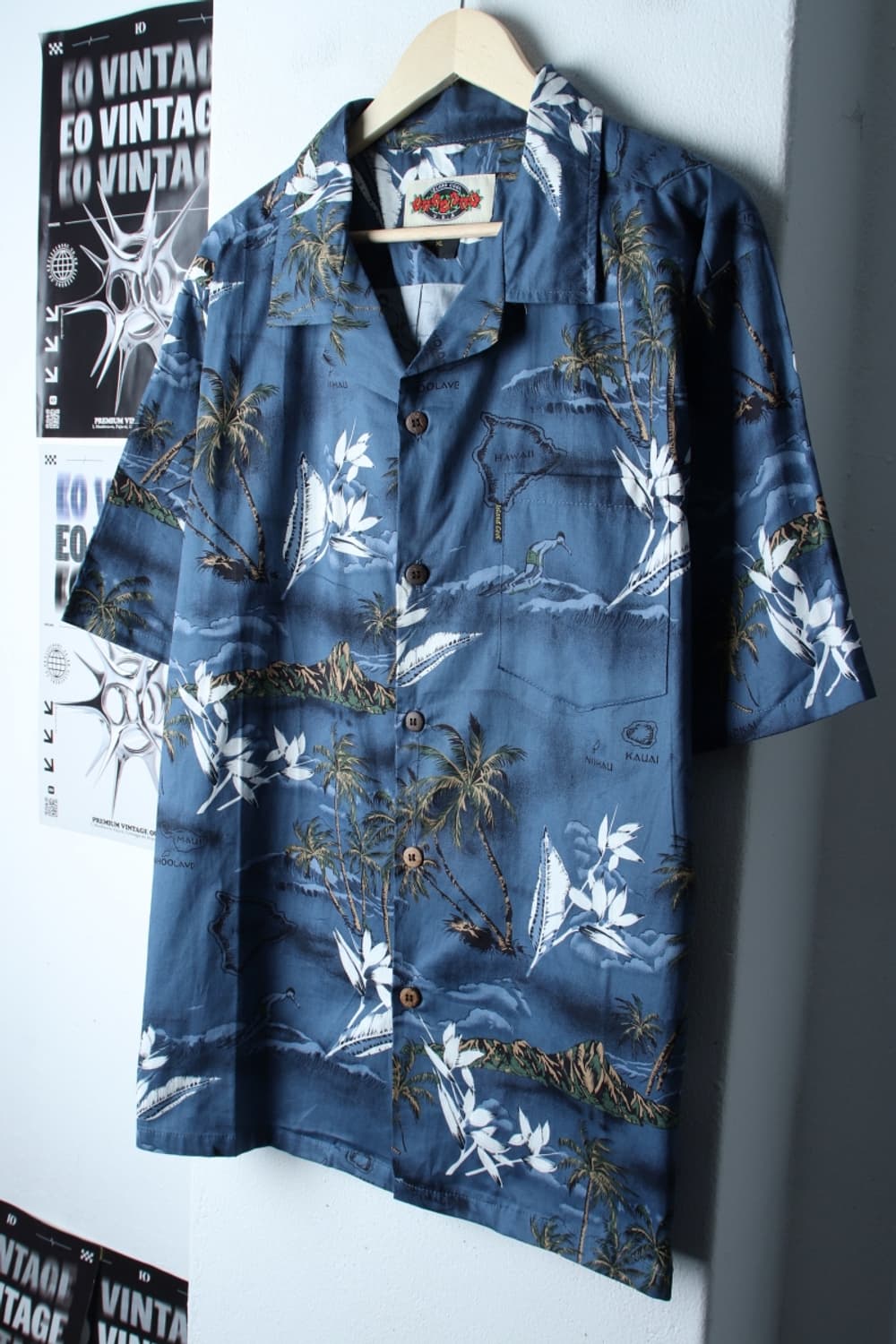 (XL-2XL) 브랜드빈티지 반팔 카라 티셔츠 셔츠 남방-H31782 상품이미지1
