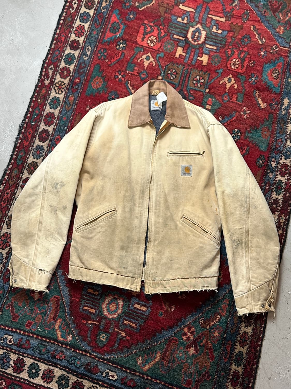 90's OG USA Made 칼하트 J01 디트로이트 자켓 상품이미지1