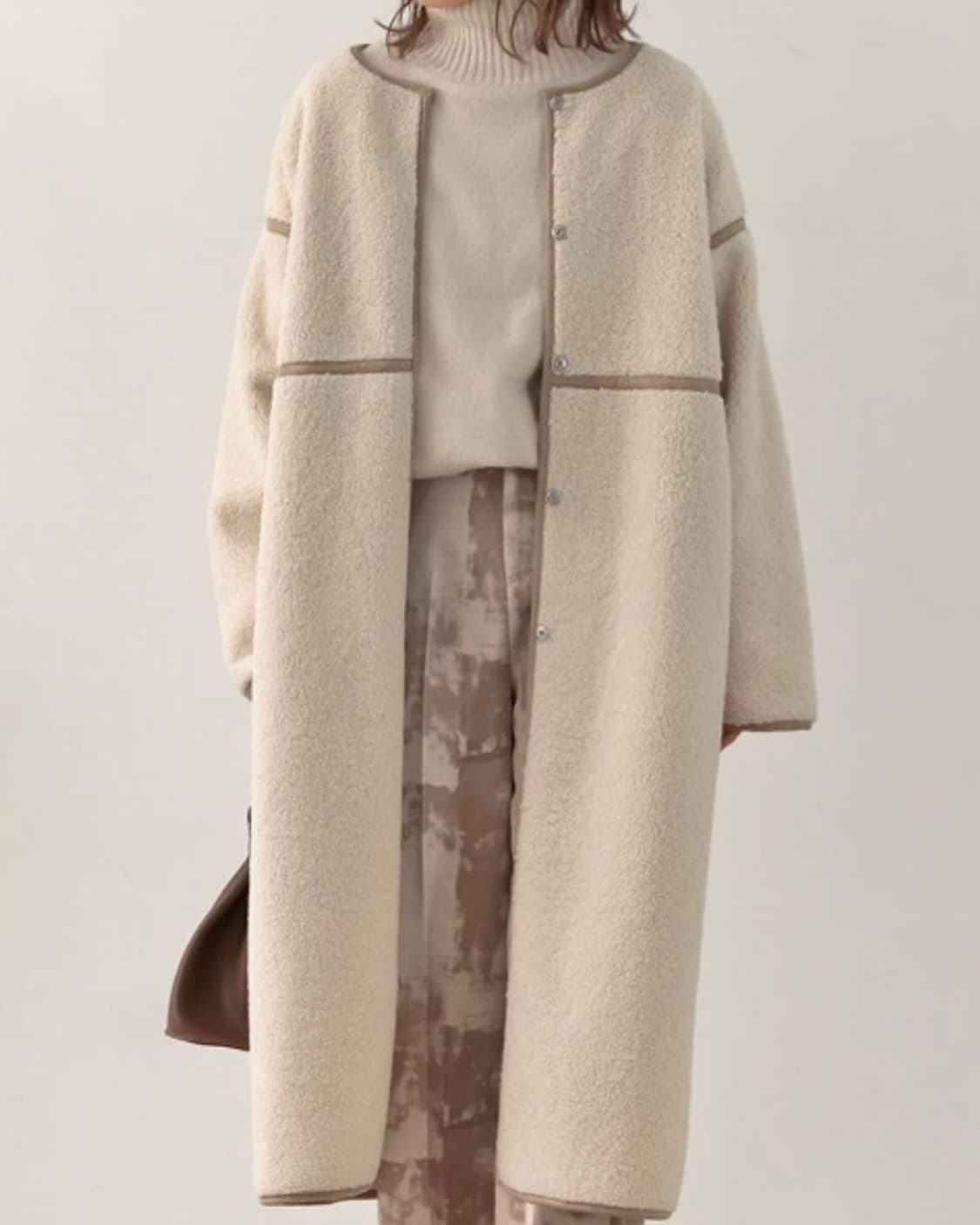 빈티지 플리스 롱코트  상품이미지1