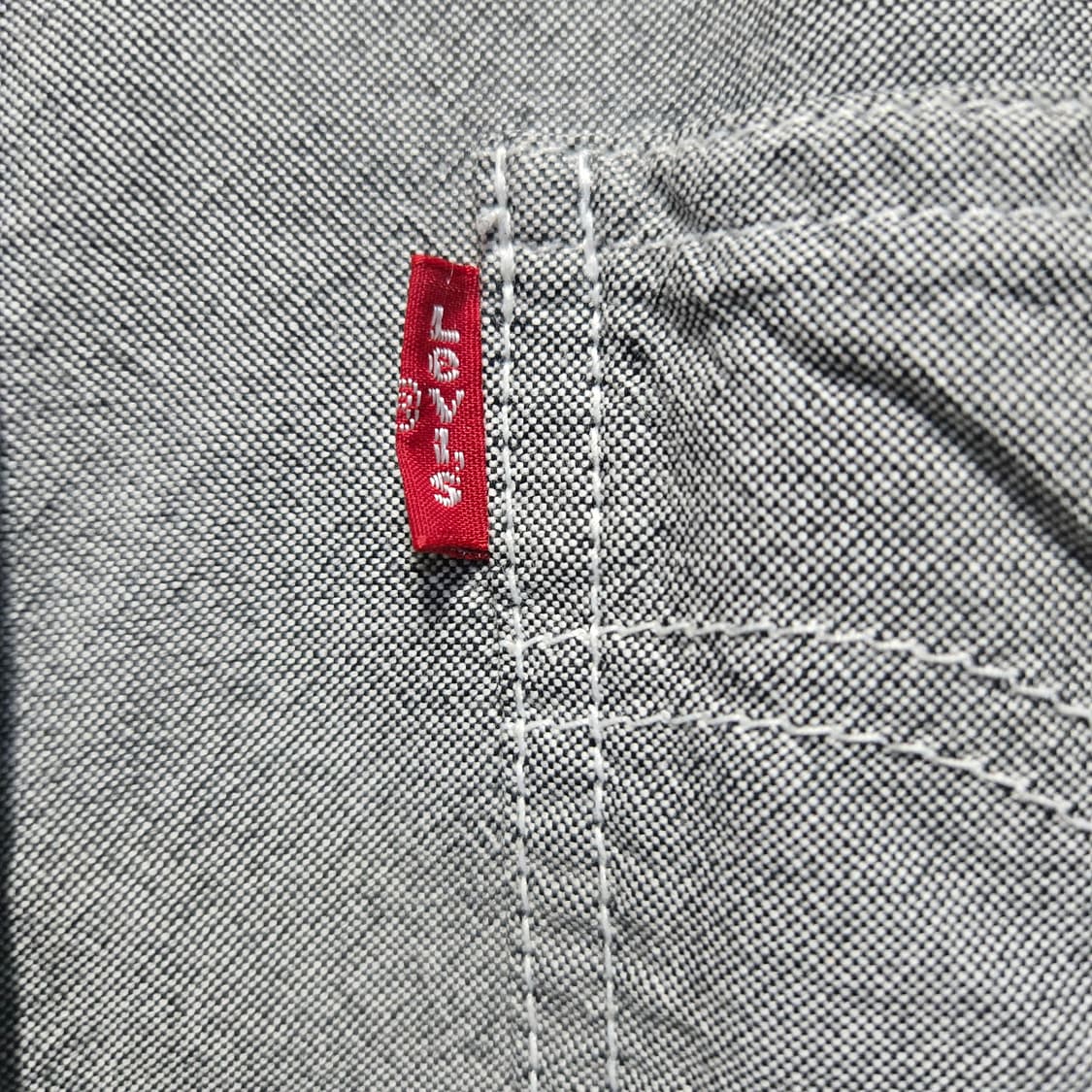 리바이스 여성 연청 데님 셔츠 상품이미지3