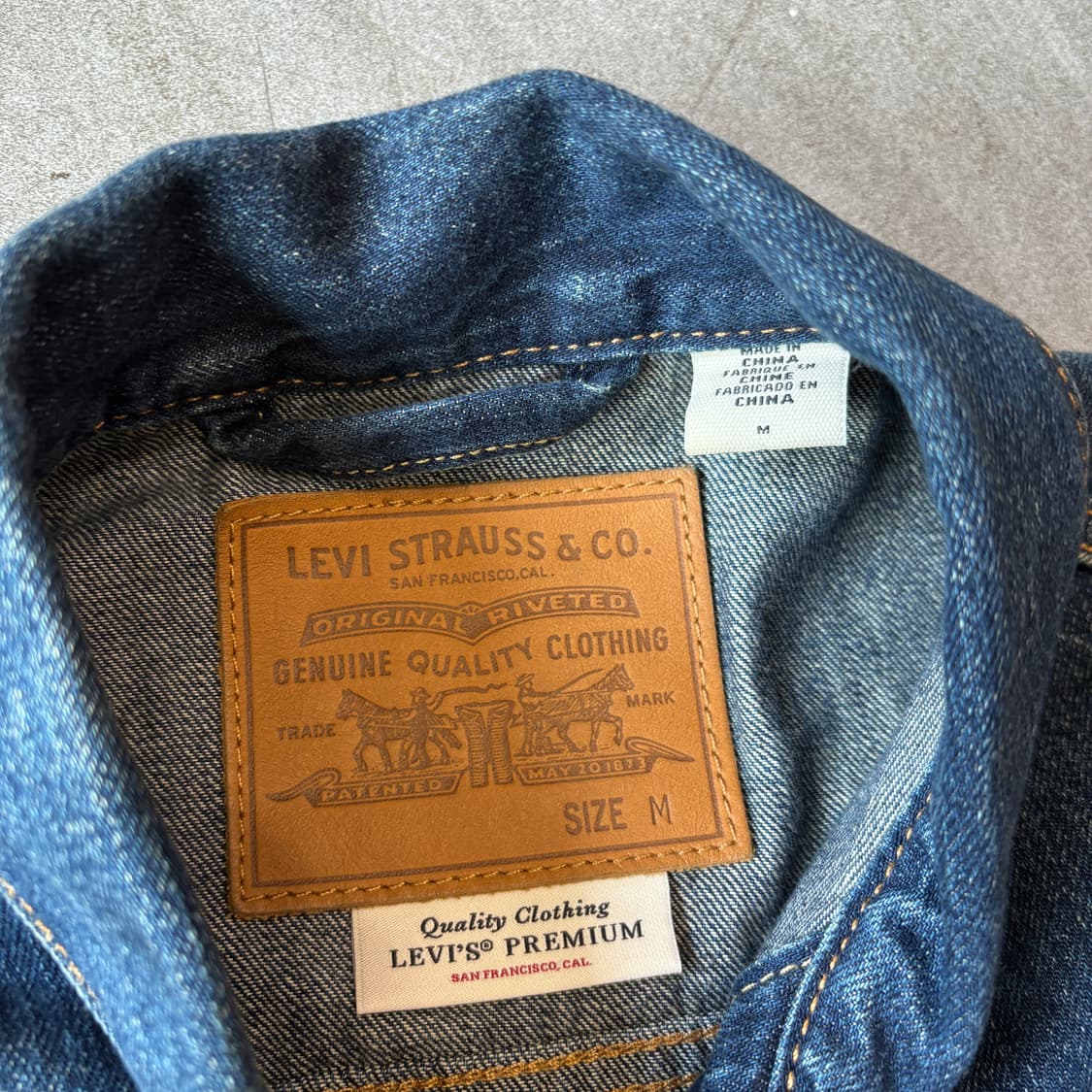 리바이스 정품 청 데님 자켓 상품이미지5