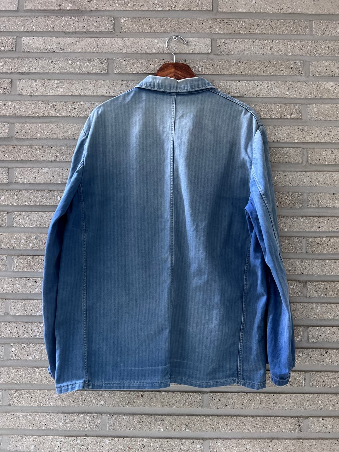 [L]90's 빈티지 페이딩 HBT 프렌치 워크자켓 상품이미지7