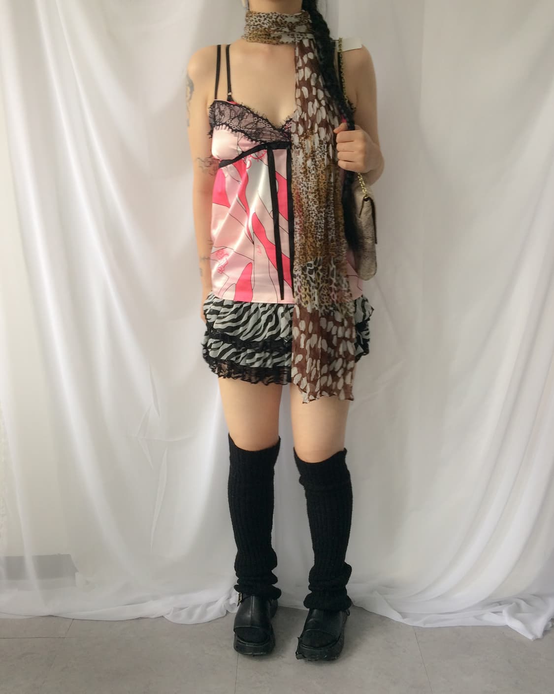 animal pattern scarf 상품이미지6