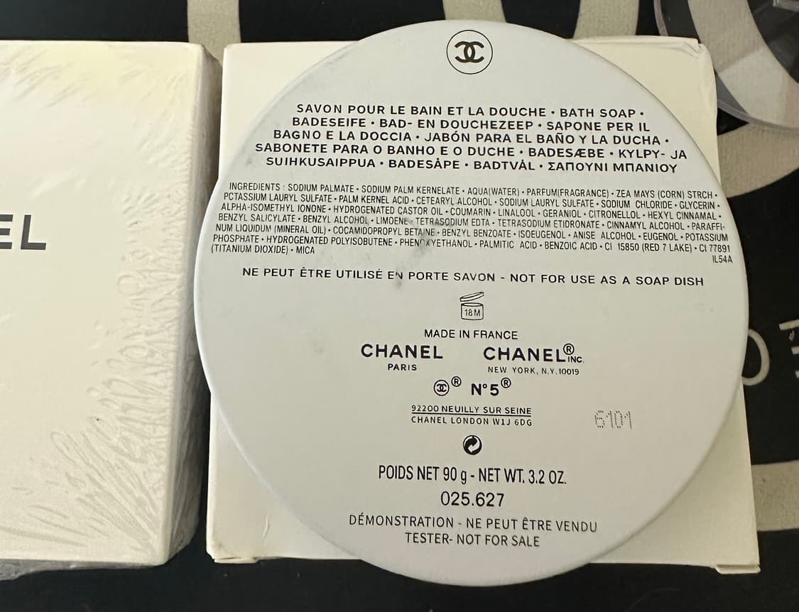 샤넬 넘버5 르 사본 비누 100주년리미티드 에디션 상품이미지3