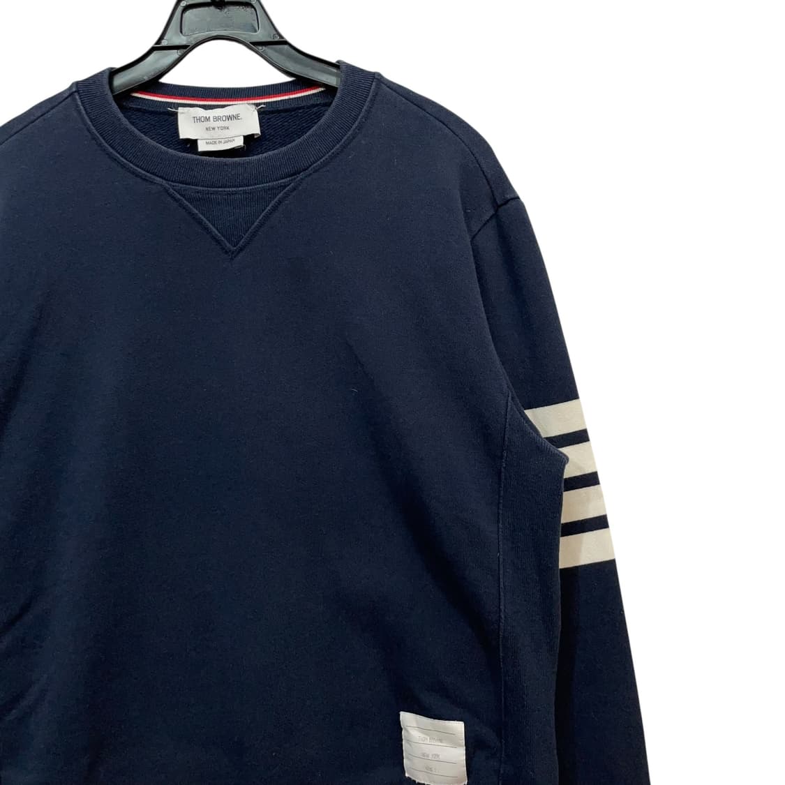 Thom Browne Navy Classic Crew 상품이미지2