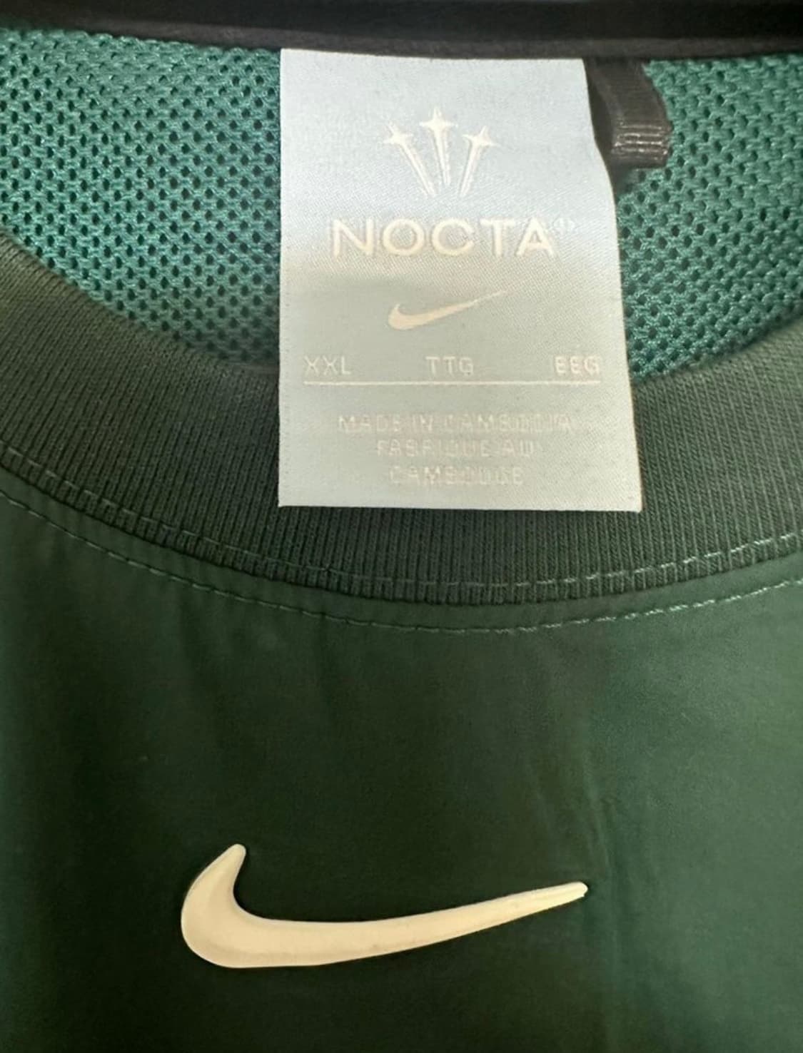 드레이크 녹타 X 나이키 골프 크루넥 탑 그린 상품이미지7
