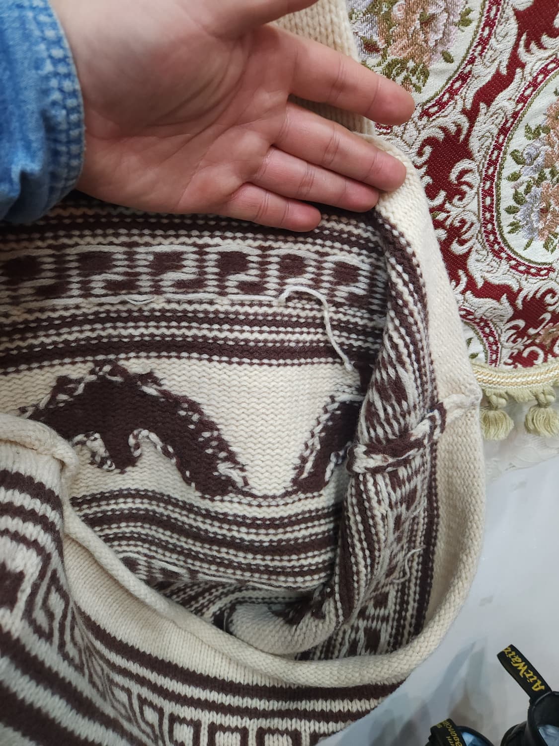 cube suger 코위찬 니트 롱 스커트

 상품이미지7