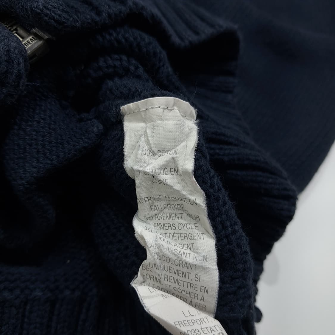 CL037 M 엘엘빈 코튼 캐시미어 니트 집업 가디건 상품이미지7