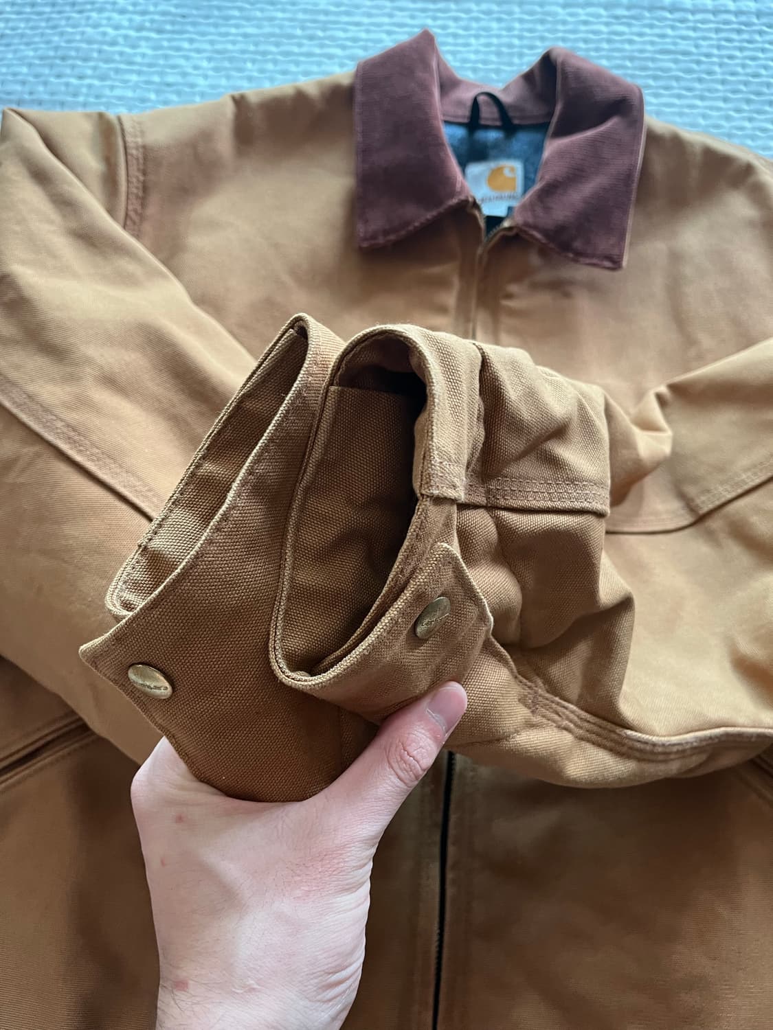 [L] 칼하트 디트로이트 자켓 브라운 j001 상품이미지2