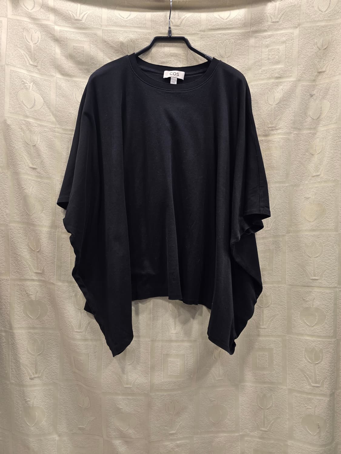 코스 COS 블랙 코튼 박시 티셔츠 프리사이즈 상품이미지1