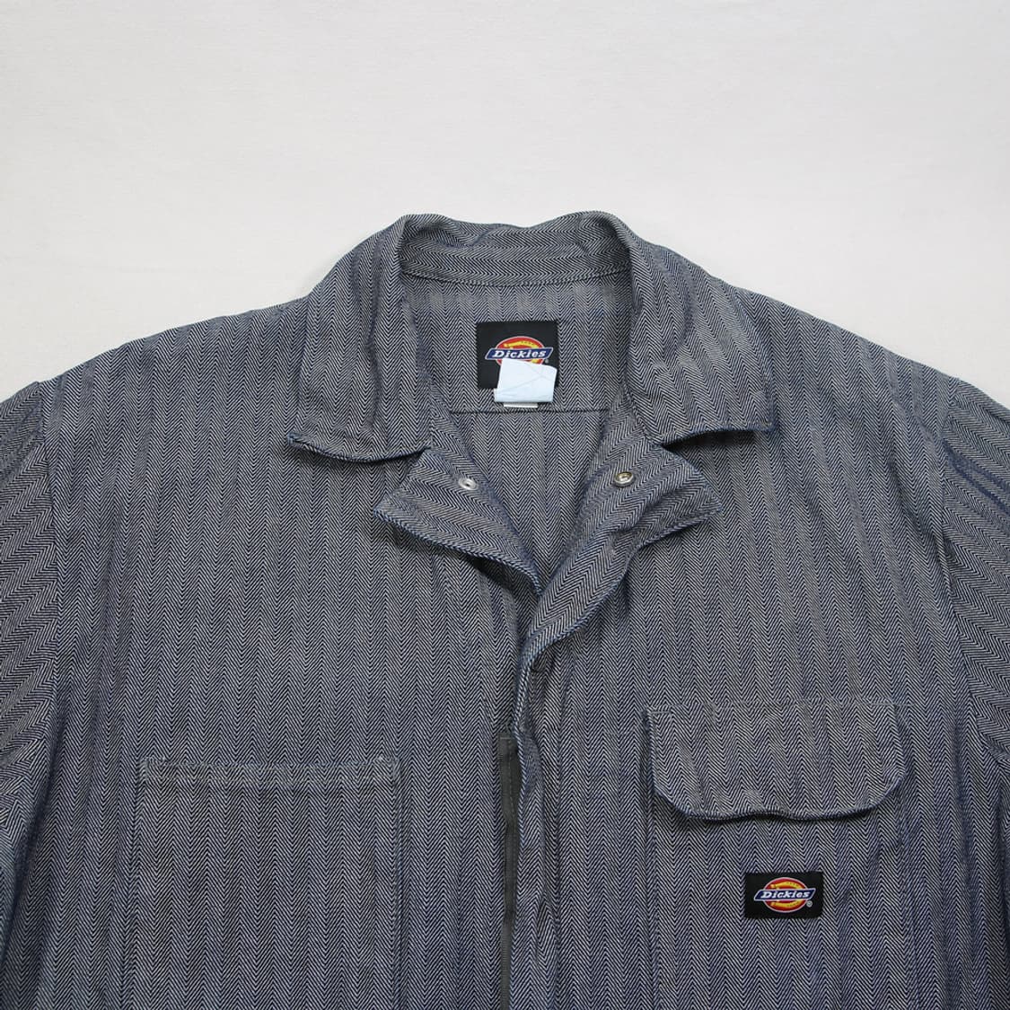 (착용컷) 디키즈 헤링본 점프 수트 (남성용 L) 상품이미지4