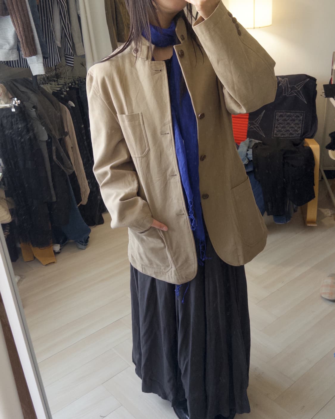 [VTG] beige cotton jacket 상품이미지3