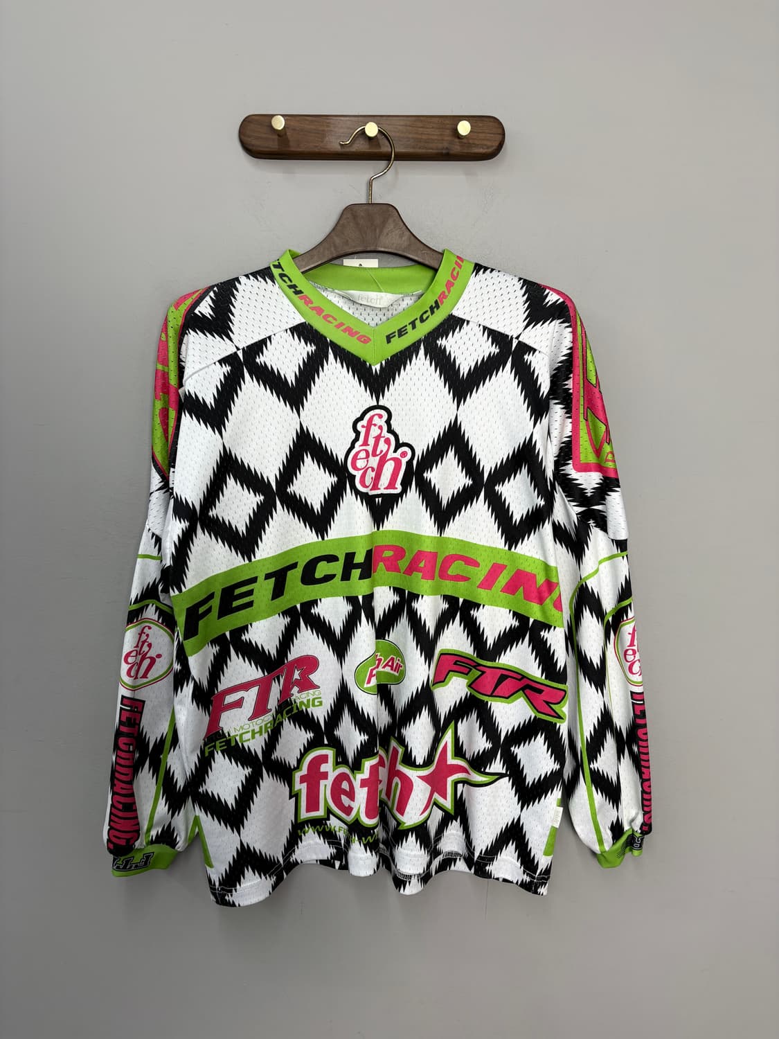 페치선데이 멀티패턴 매쉬레이싱 져지탑 A3621 상품이미지2